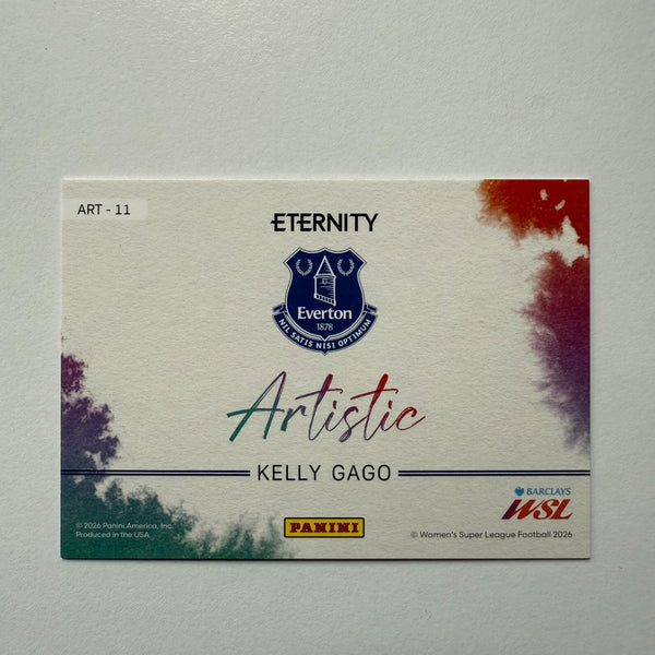 Panini Eternity WSL 25/26 Kelly Gago Artistic Magenta /25 Everton Card