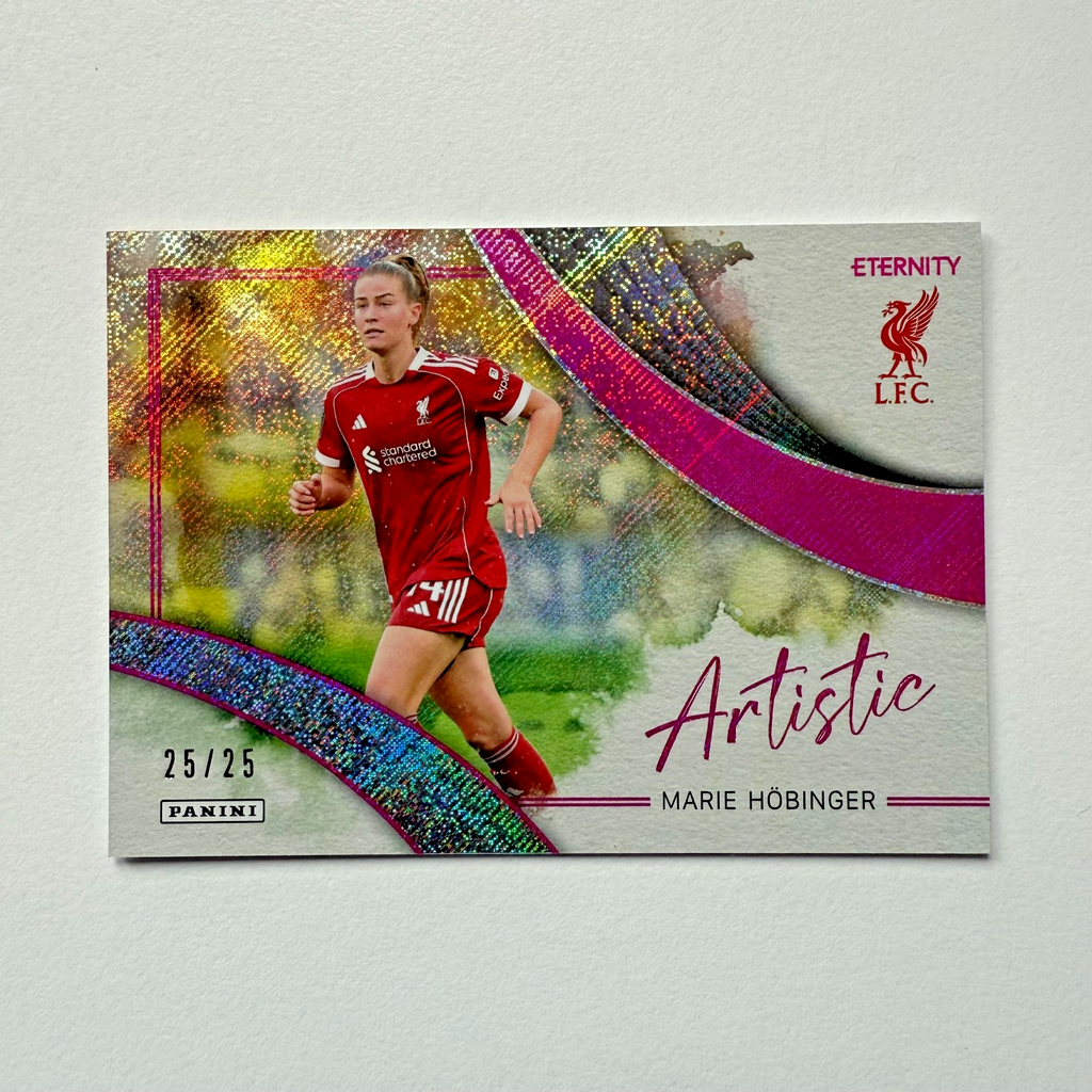 Panini Eternity WSL 25/26 Marie Höbinger Artistic 25/25 Liverpool Bookend