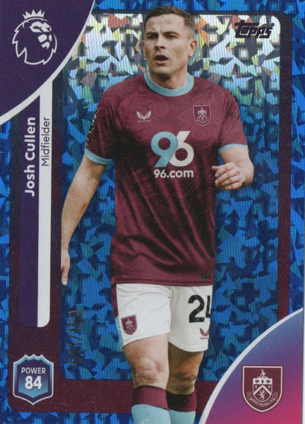 Topps Premier League 25/26 Josh Cullen Burnley Blue Parallel Card /150