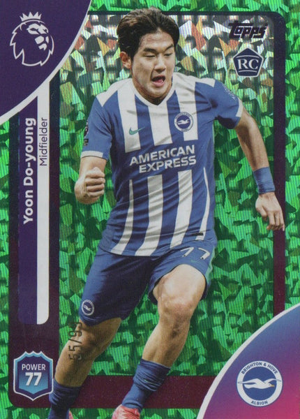 Topps Premier League 25/26 2026 Yoon Do-young Brighton Green Rookie Card /99