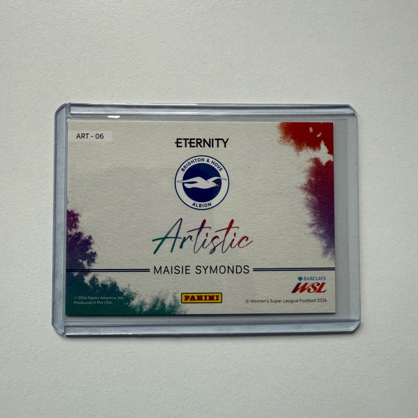 Panini Eternity WSL 25/26 Maisie Symonds Artistic Magenta /25 Brighton Card