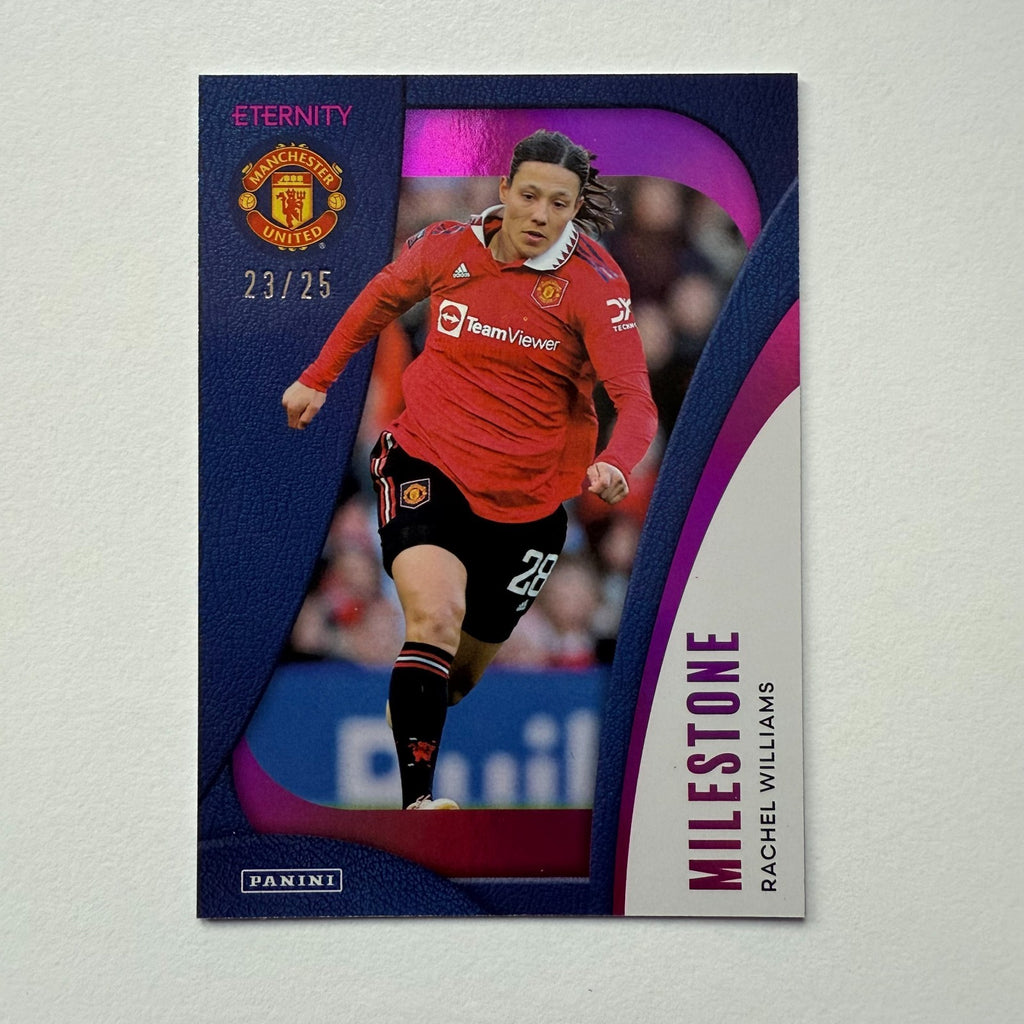 Panini Eternity WSL 25/26 Rachel Williams Milestone Magenta /25 Manchester Utd