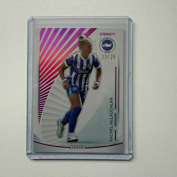 Panini Eternity WSL 25/26 Rachel McLauchlan Base Magenta /25 Brighton Card