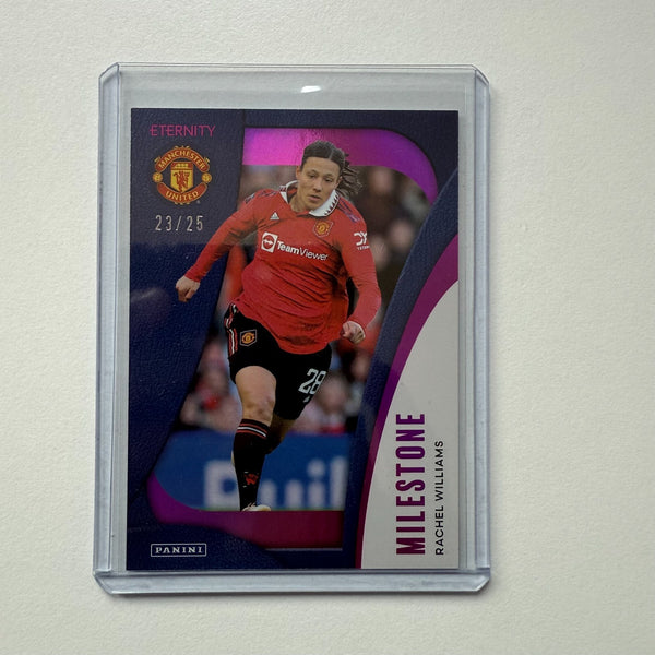 Panini Eternity WSL 25/26 Rachel Williams Milestone Magenta /25 Manchester Utd