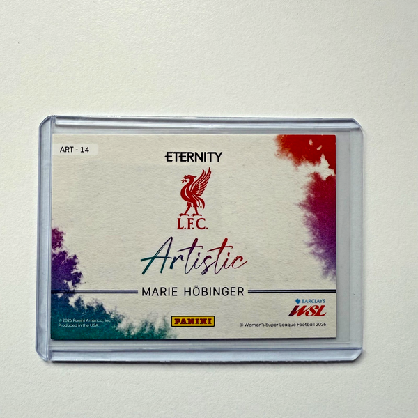 Panini Eternity WSL 25/26 Marie Höbinger Artistic 25/25 Liverpool Bookend