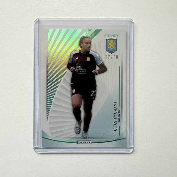 Panini Eternity WSL 25/26 Chasity Grant Base Parallel Green /50 Aston Villa Card