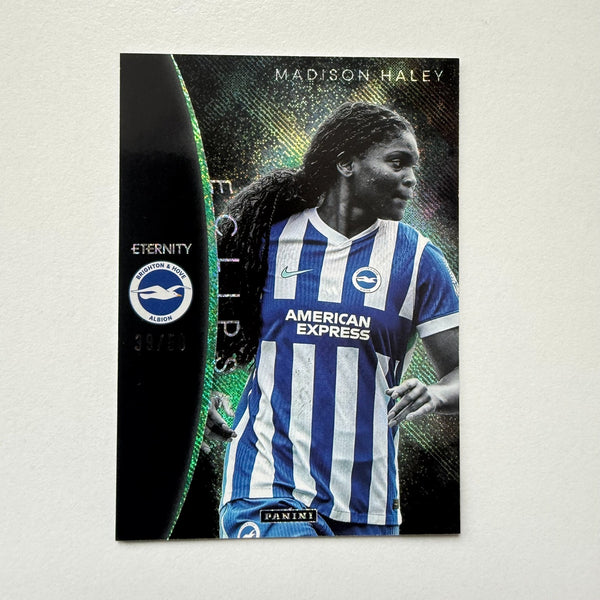 Panini Eternity WSL 25/26 Madison Haley Eclipse Green /50 Brighton Card