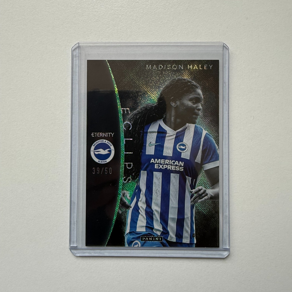 Panini Eternity WSL 25/26 Madison Haley Eclipse Green /50 Brighton Card