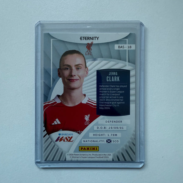 Panini Eternity WSL 25/26 Jenna Clark Base Magenta /25 Liverpool Football Card