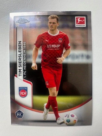 Topps Chrome Bundesliga 2023/24 Tim Siersleben FC Heidenheim Card No 44