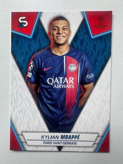 Topps Superstars 2024 23/24 Kylian Mbappe PSG Base Trading Card #111