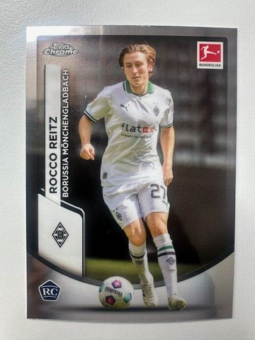 Topps Chrome Bundesliga 2023/24 Roco Reitz Borussia Monchengladbach Card No 77