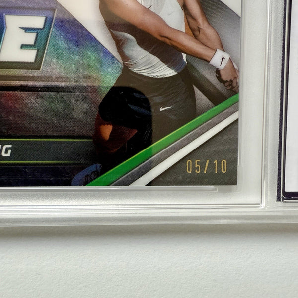 2024 Topps Graphite Tennis Qinwen Zheng Relic /10 MGC 9 – Rare Tennis Card