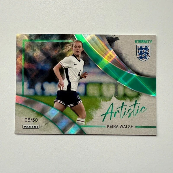 Panini Eternity Lionesses 2025 Keira Walsh England Artistic Green Card /50
