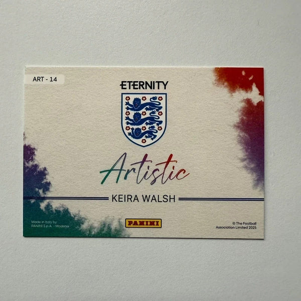 Panini Eternity Lionesses 2025 Keira Walsh England Artistic Green Card /50