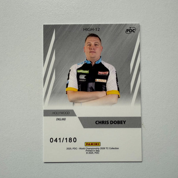 Panini 2026 PDC World Championship Chris Dobey High Finisher /180
