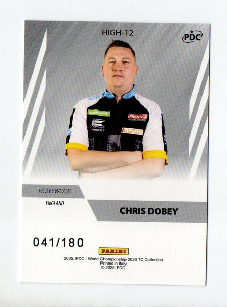 Panini 2026 PDC World Championship Chris Dobey High Finisher /180