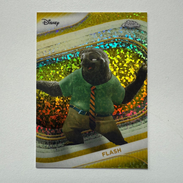 Topps Chrome Disney 2025 Flash Yellow Mini Diamonds Parallel #171