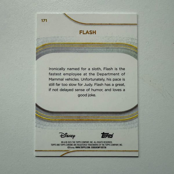 Topps Chrome Disney 2025 Flash Yellow Mini Diamonds Parallel #171