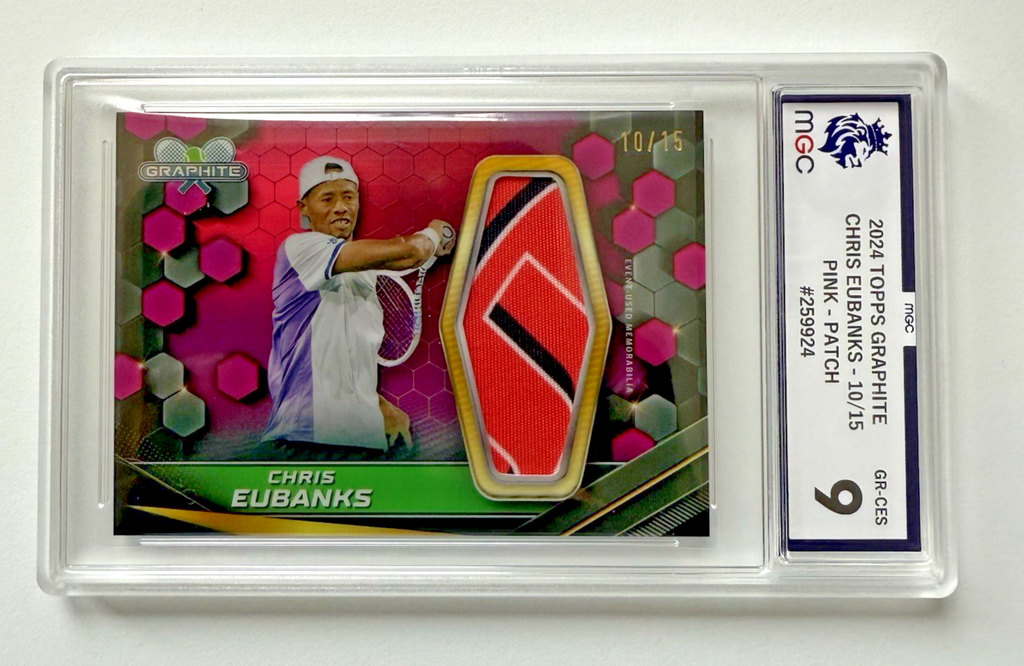 Topps Graphite 2024 Chris Eubanks Patch /15 Chrome Relic MGC 9