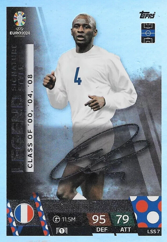 Match Attax UEFA Euro 2024 Patrick Viera Signature Style Legend Trading Card