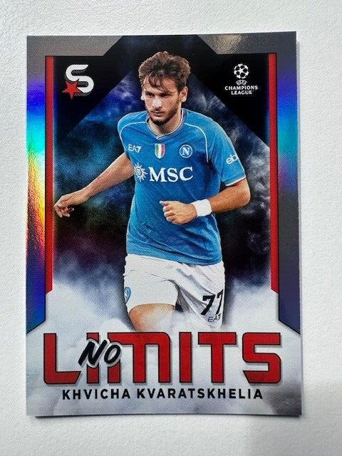 Topps Superstars 2024 23/24 Khvicha Kvaratskhelia Napoli No Limits Card NL-18