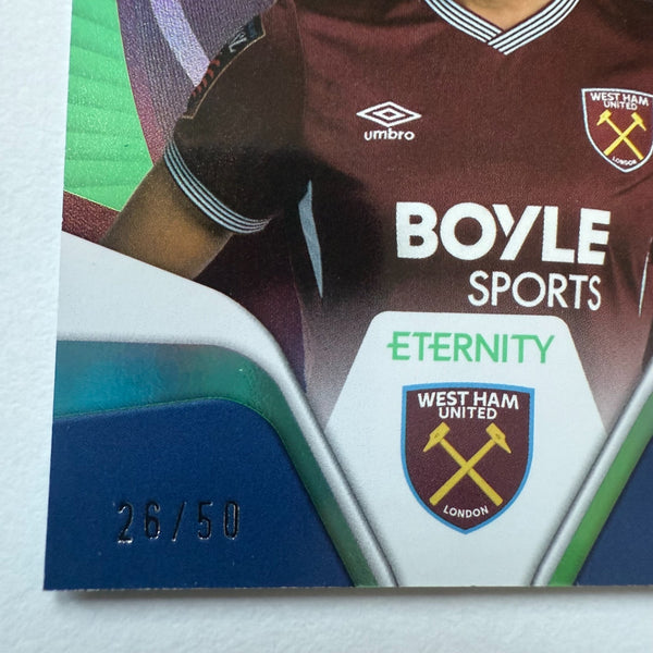 Panini Eternity WSL 25/26 Amber Tysiak Represent Green /50 West Ham Card