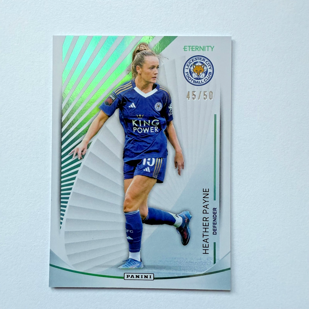 Panini Eternity WSL 25/26 Heather Payne Base Parallel Green /50 Leicester City