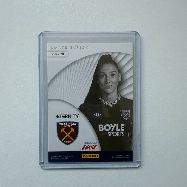 Panini Eternity WSL 25/26 Amber Tysiak Represent Green /50 West Ham Card