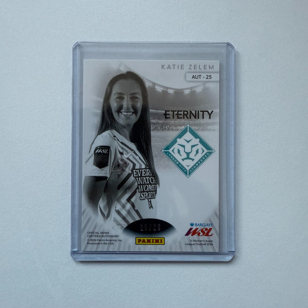 Panini Eternity WSL 25/26 Katie Zelem Auto /20 London City Lionesses Pink Card