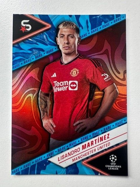 Topps Superstars 2024 23/24 Lisandro Martinez Manchester United Rare Card #100
