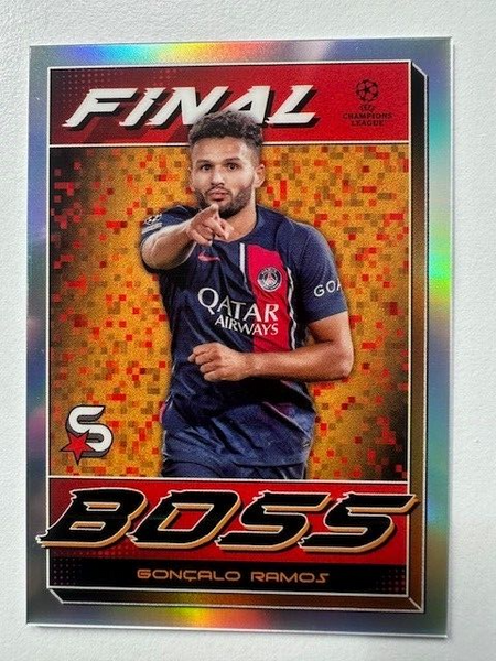 Topps Superstars 2024 23/24 Goncalo Ramos Final Boss PSG Card FB-3