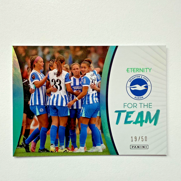 Panini Eternity WSL 25/26 For The Team Green /50 Brighton Card