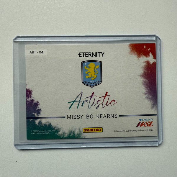 Panini Eternity WSL 25/26 Missy Bo Kearns Artistic Green /50 Aston Villa Card