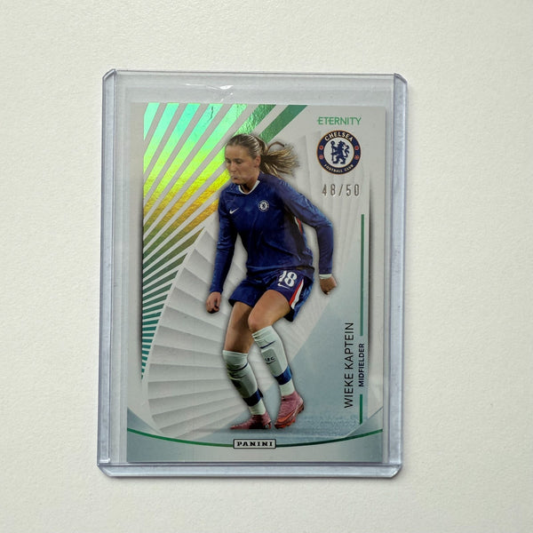 Panini Eternity WSL 25/26 Wieke Kaptein Base Parallel Green /50 Chelsea Card