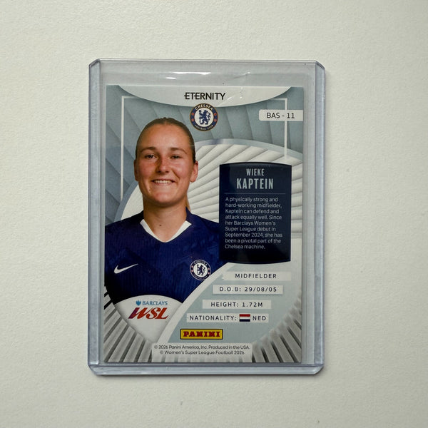 Panini Eternity WSL 25/26 Wieke Kaptein Base Parallel Green /50 Chelsea Card
