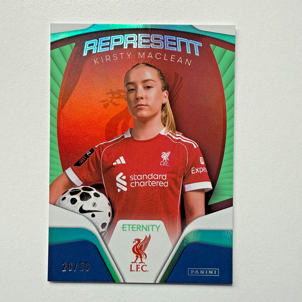 Panini Eternity WSL 25/26 Kirsty Maclean Represent Green /50 Liverpool Card