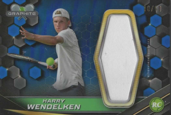 Topps 2024 Graphite Tennis Harry Wendelken Blue Relic RC Memorabilia /50