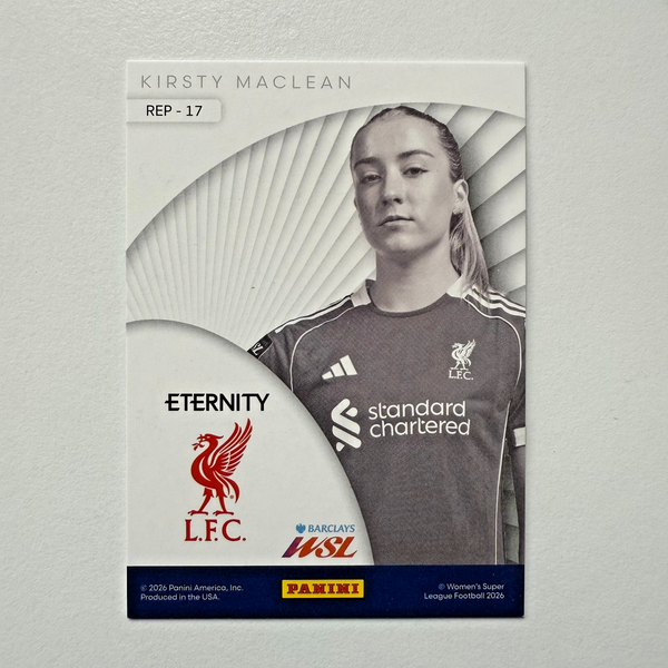 Panini Eternity WSL 25/26 Kirsty Maclean Represent Green /50 Liverpool Card