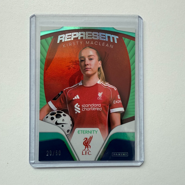 Panini Eternity WSL 25/26 Kirsty Maclean Represent Green /50 Liverpool Card