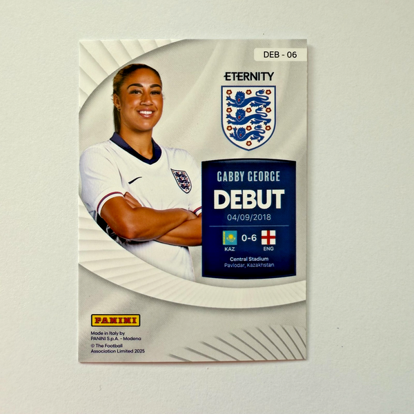 2025 Panini Eternity Lionesses Gabby George England Debut Gold /5 MGC 10