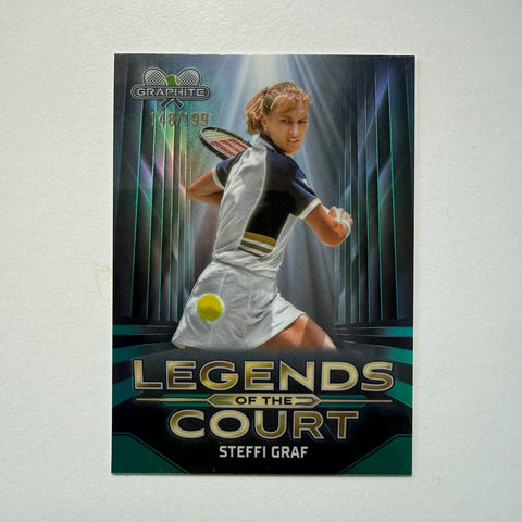 Topps 2024 Graphite Tennis Steffi Graf Legends Of The Court Parallel Chrome /199