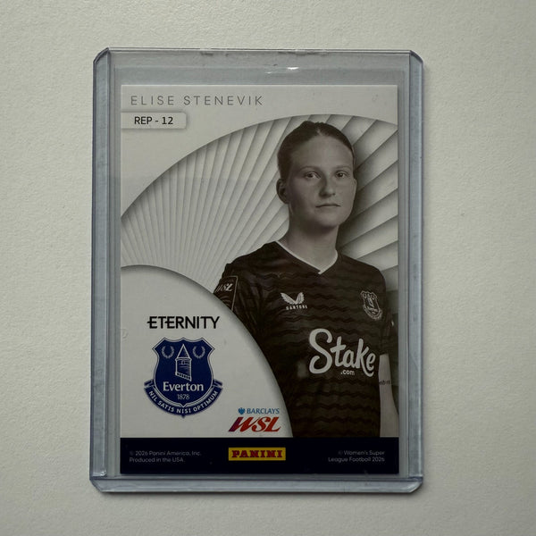 Panini Eternity WSL 25/26 Elise Stenevik Represent Green /50 Everton Card