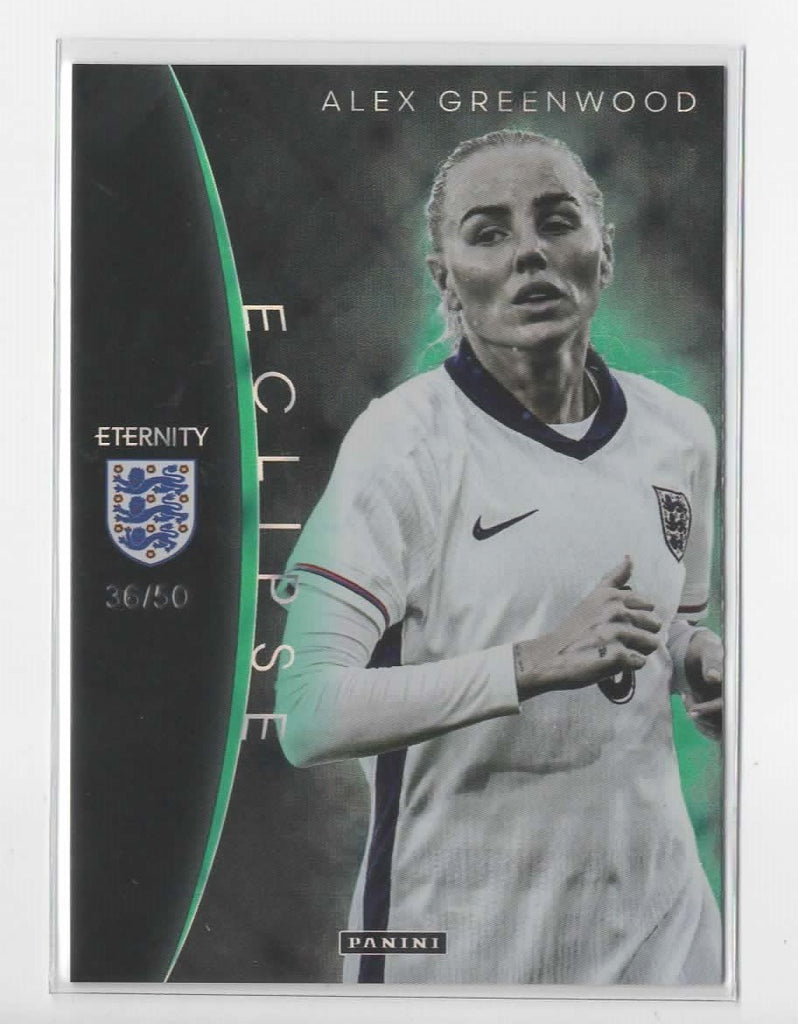 Panini Eternity Lionesses 2025 Alex Greenwood England Eclipse Green Numbered /50