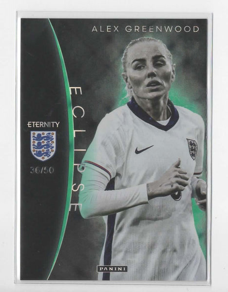 Panini Eternity Lionesses 2025 Alex Greenwood England Eclipse Green Numbered /50
