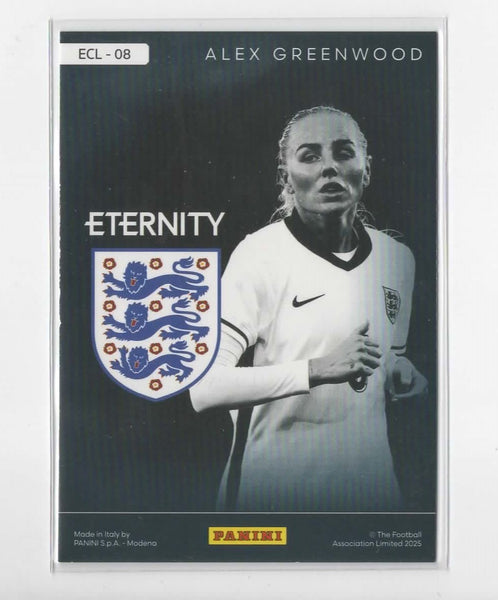 Panini Eternity Lionesses 2025 Alex Greenwood England Eclipse Green Numbered /50