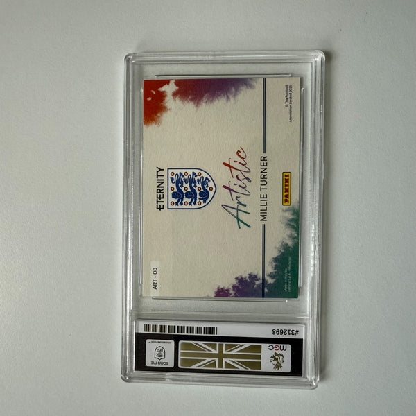 2025 Panini Eternity Lionesses Millie Turner Artistic Gold 5/5 Bookend MGC 9