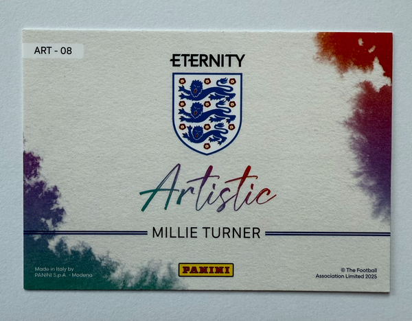 2025 Panini Eternity Lionesses Millie Turner Artistic Gold 5/5 Bookend MGC 9