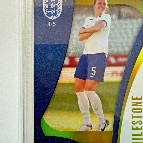 2025 Panini Eternity Lionesses Lotte Wubben-Moy England Gold /5 MGC 9 Card