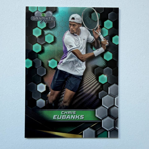 Topps 2024 Graphite Tennis Chris Eubanks Green Parallel Chrome /199 #28
